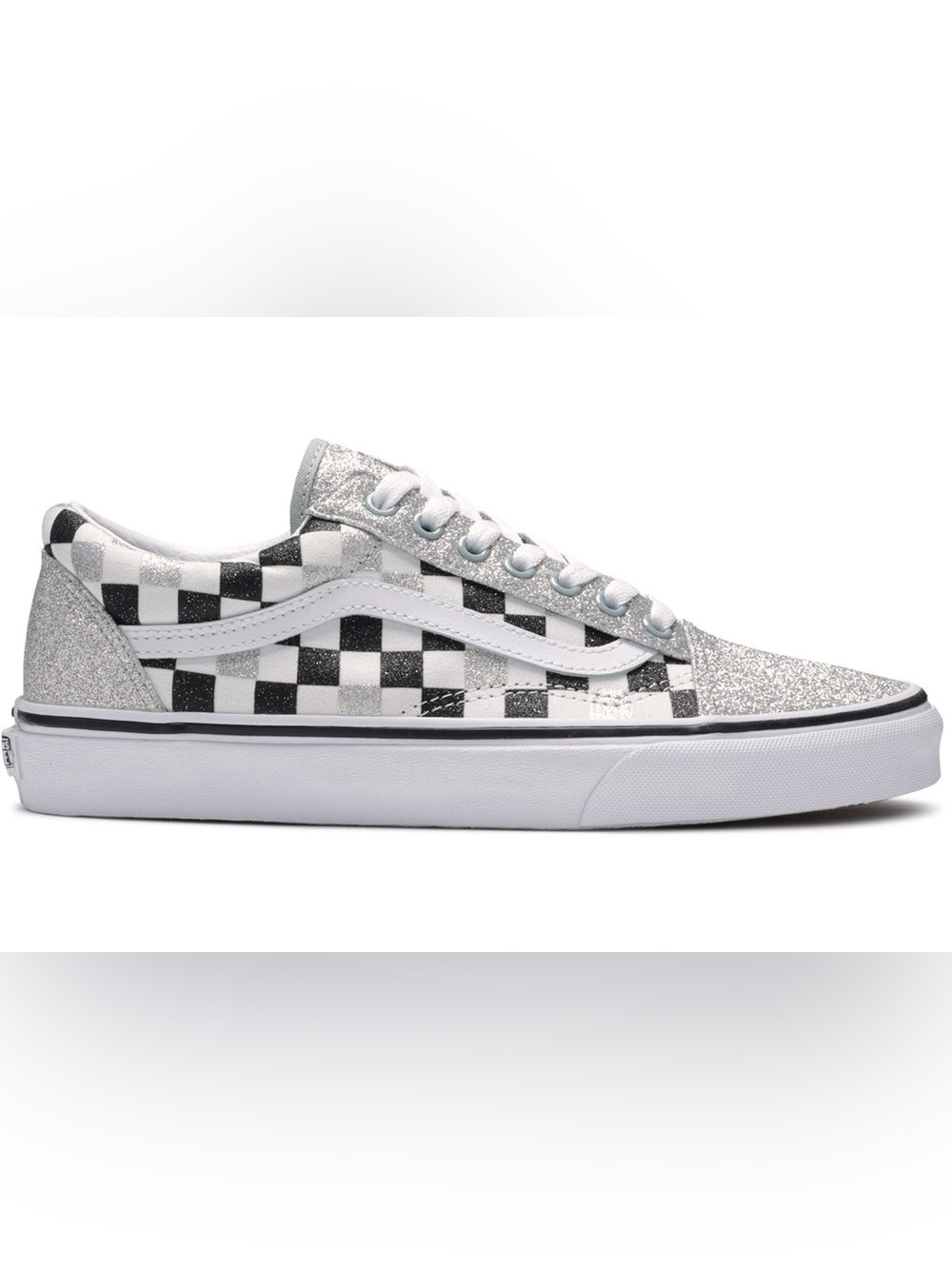 Vans Old Skool Glitter Checkerboard